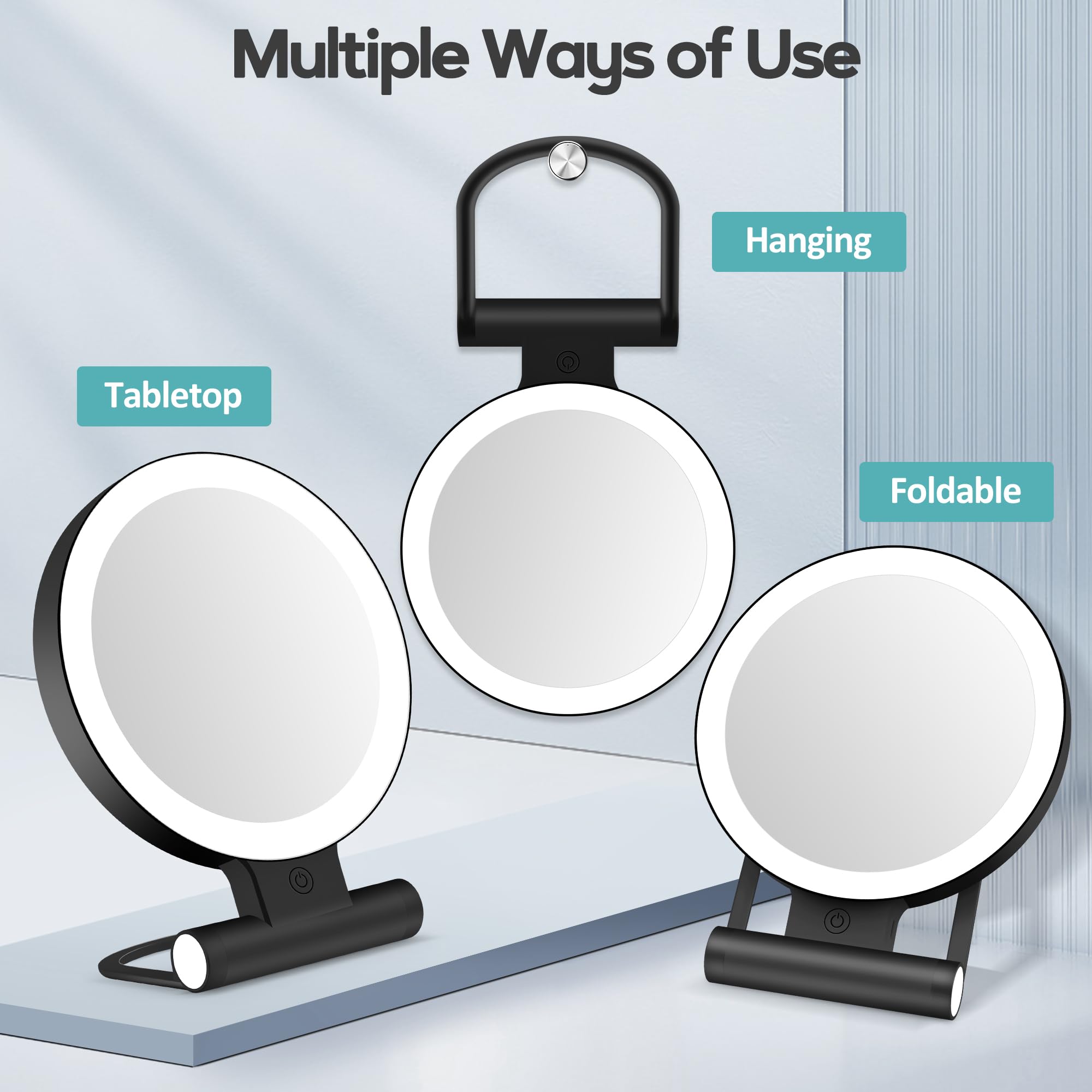 Pince à épiler incluse avec le miroir B Beauty Planet pour retouches rapides.