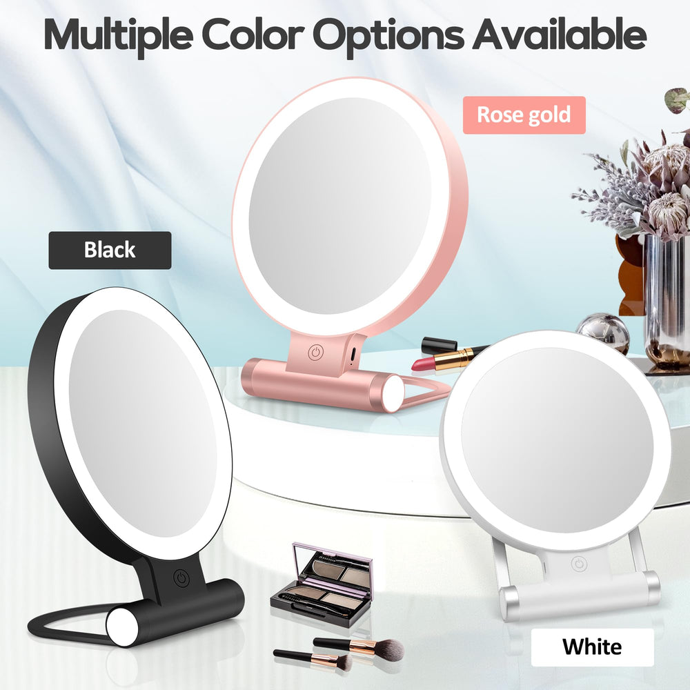 Support pliable du miroir B Beauty Planet facilitant l’installation sur bureau