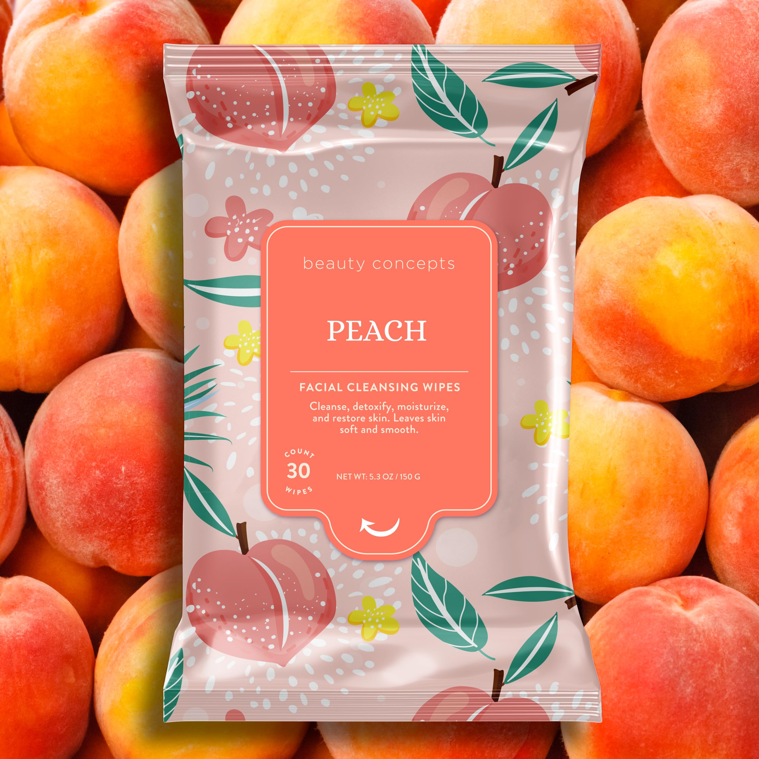 Présentoir B.C Beauty Concepts, affichage des lingettes parfumées pour le maquillage.