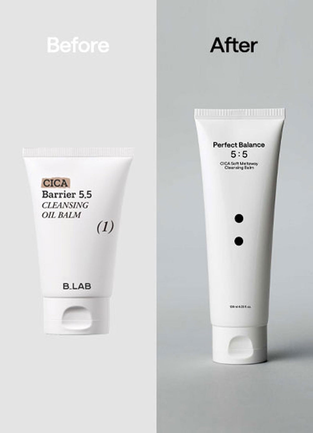 Texture crème douce B_LAB CICA Soft Meltaway prête à l application.