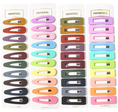 B.PHNE barrettes matte multicolores, maintien léger pour cheveux épais ou fins.