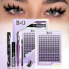 B&Qaugen Fairy Max Lash Clusters – bande invisible pour un confort discret