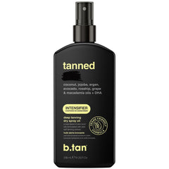 B.TAN huile bronzante – flacon, couleur bronzante et hydratation