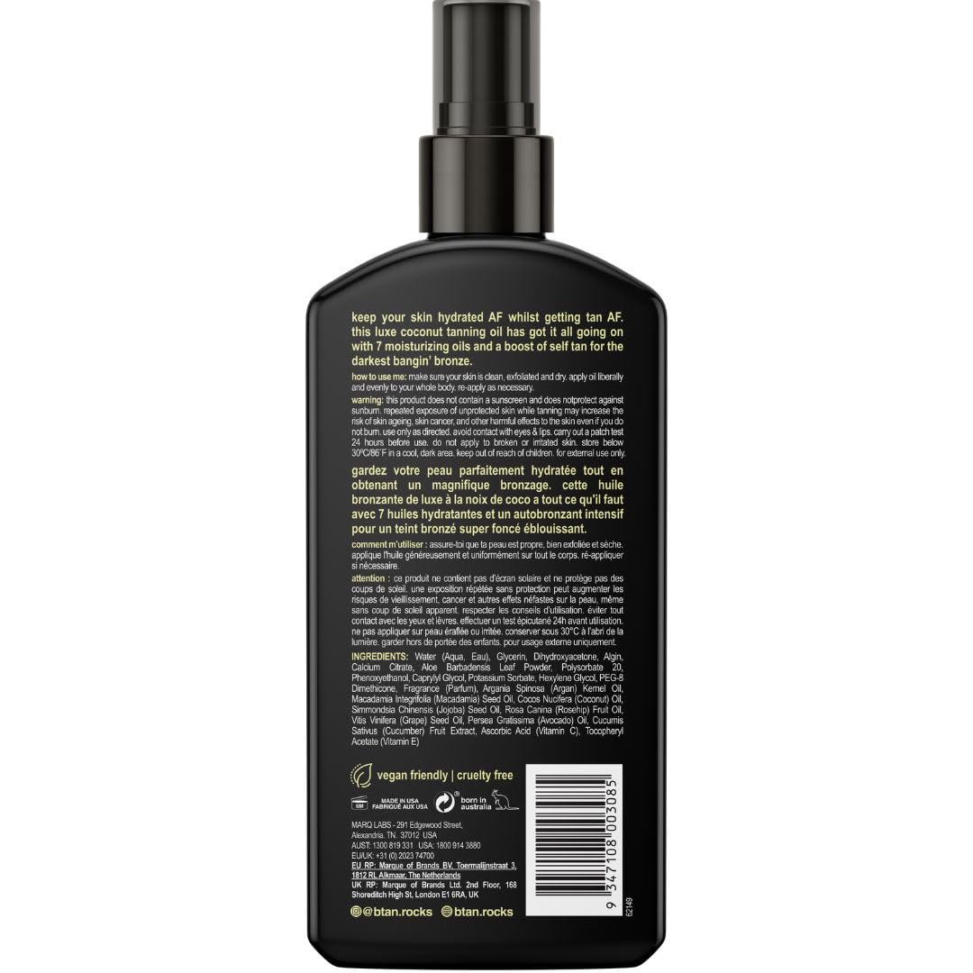 B.TAN spray bronzage rapide – application pratique et uniforme