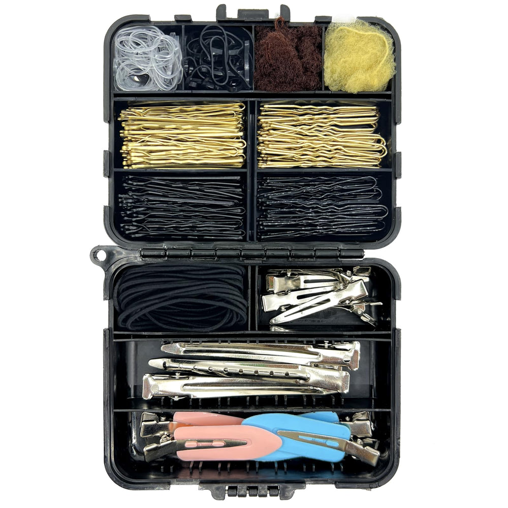 Kit accessoires cheveux B1jounie YA: ensemble polyvalent pour coiffures rapides en déplacement.