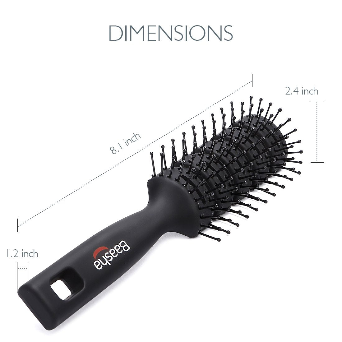 Baasha brosse en utilisation à domicile ou en salon
