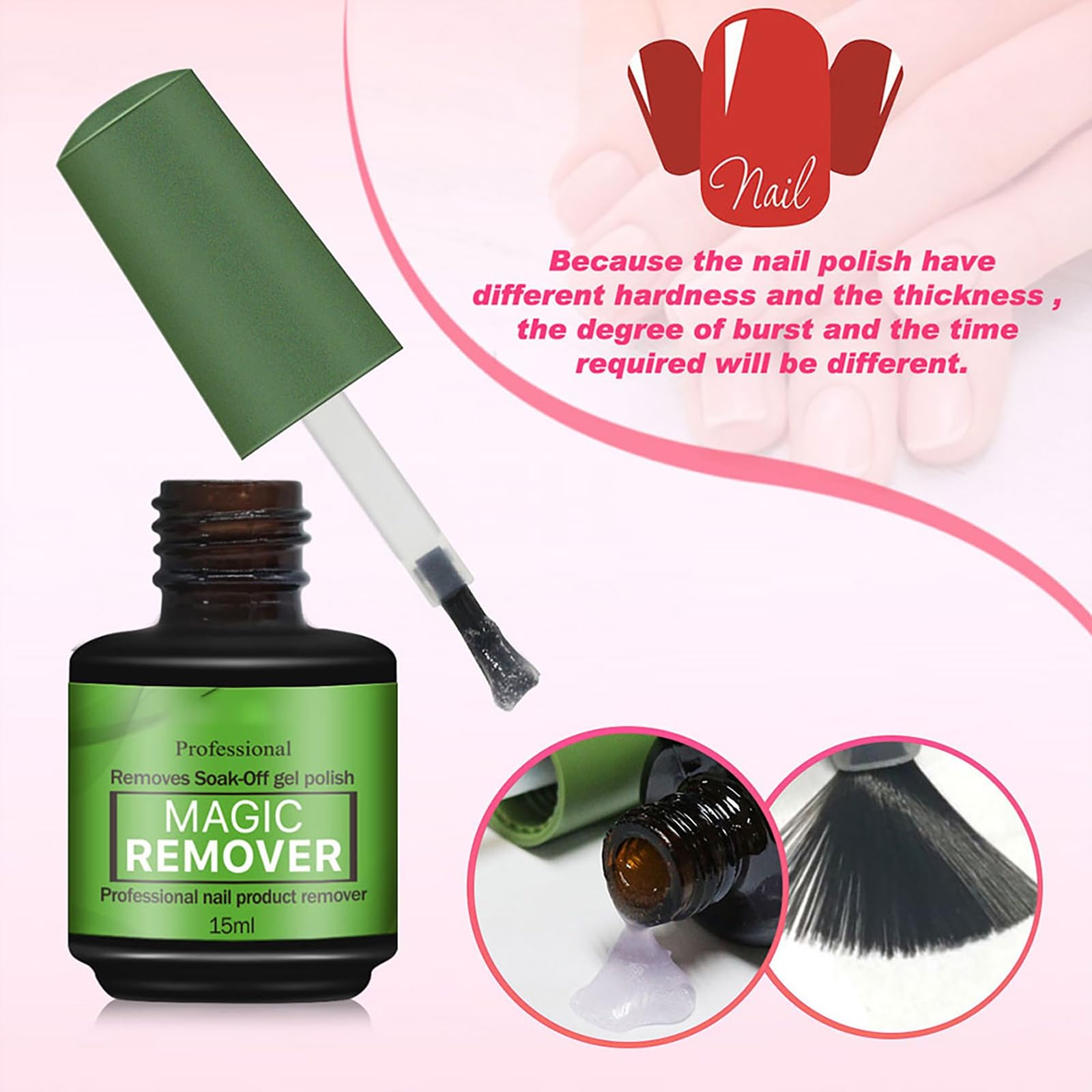 Babaroce brosse applicatrice précise pour une application nette.