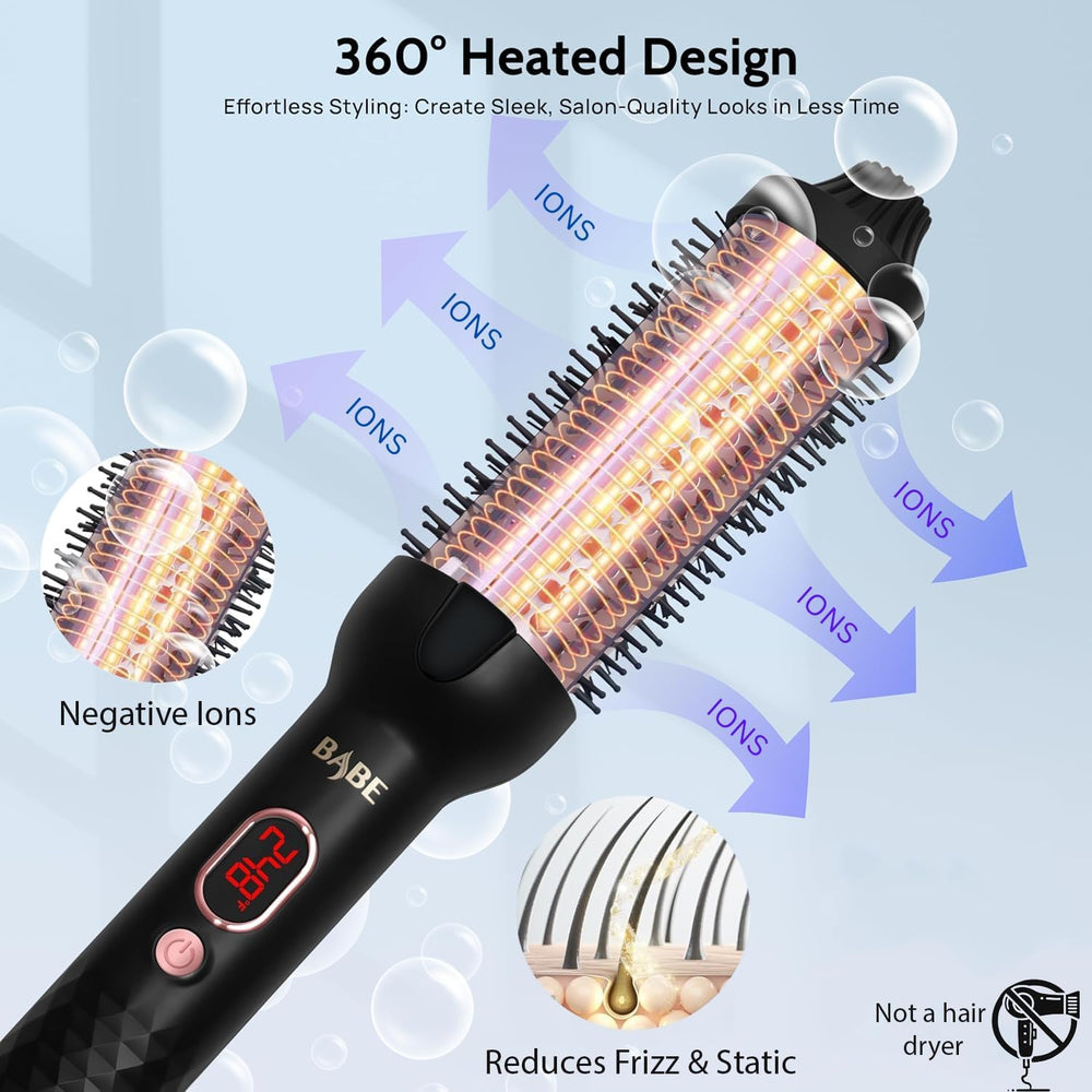 BABE brosse-thermique ceramique etui-voyage protège lors des déplacements