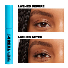 Babe Original 4 Real Mascara brosse-silicone attrape chaque cil pour un aplomb précis.
