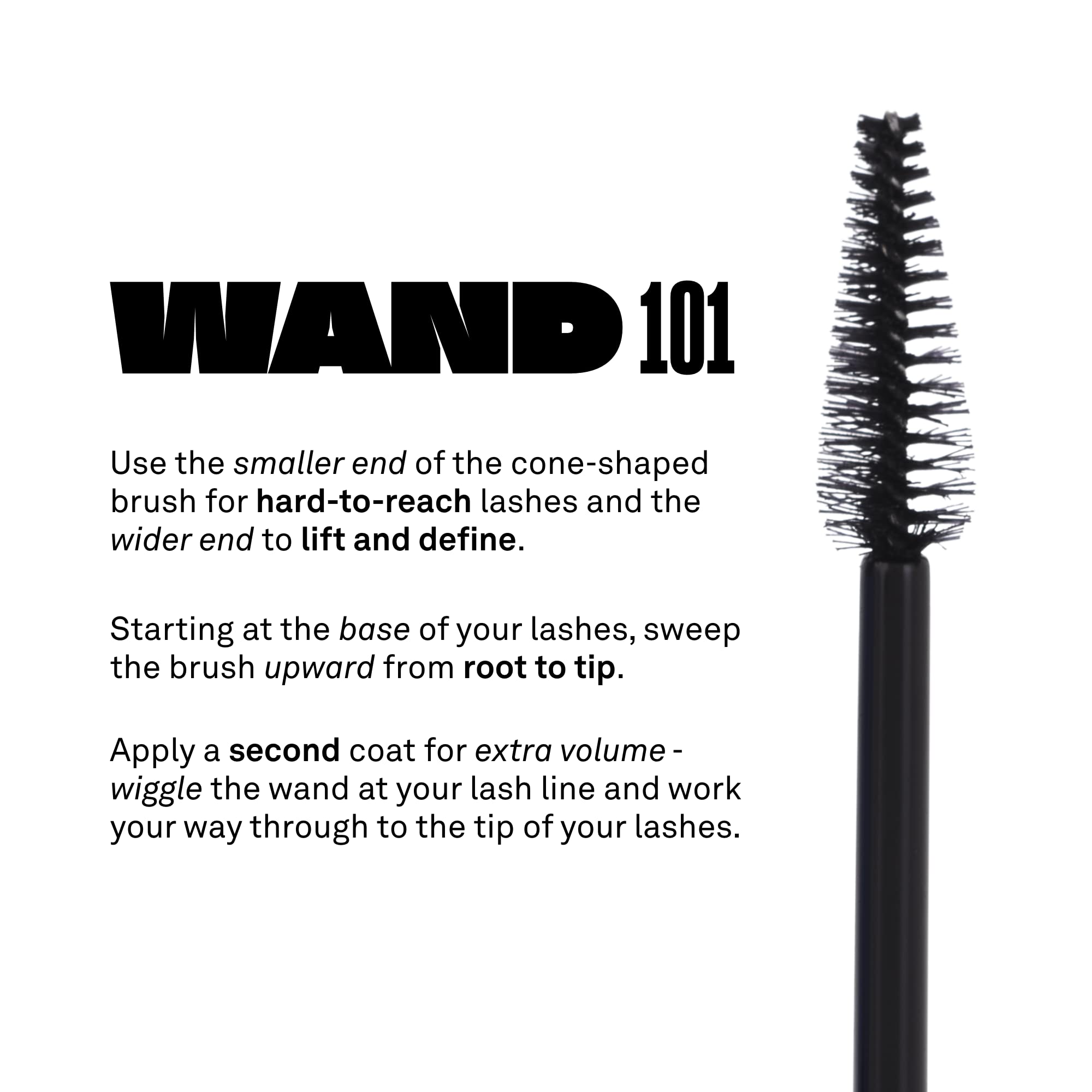 Babe Lash Mascara résiste à l'eau pour un regard durable toute la journée.