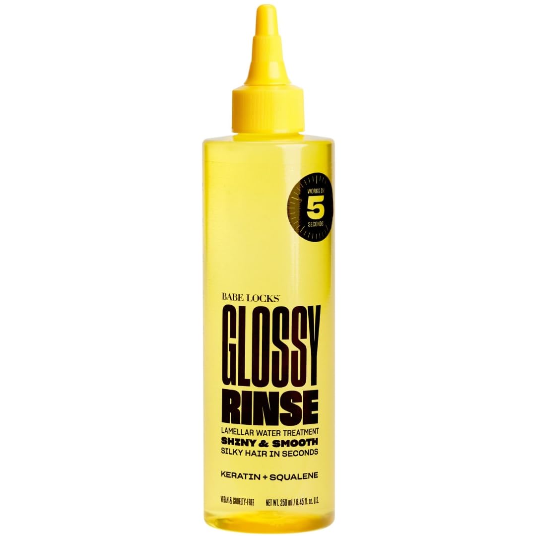 Babe Original Babe Locks Glossy Rinse bottle glistening for radiant shine