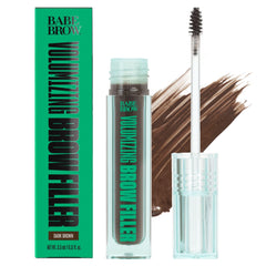 Babe Original Remplisseur sourcils volumisant brun foncé, applicateur précis pour une définition naturelle.