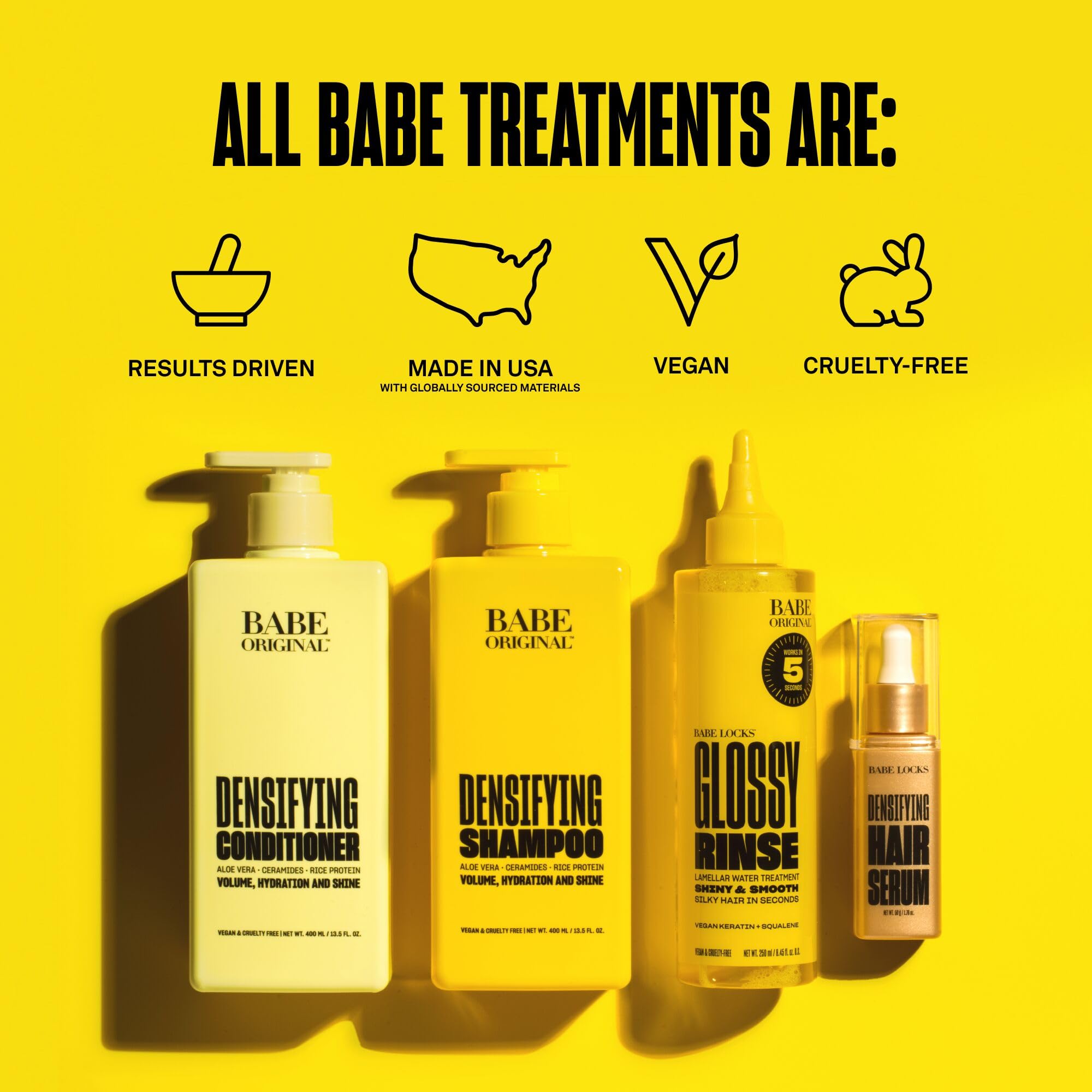Huile d'argan et biotine dans Babe Original pour nourrir le cuir chevelu.
