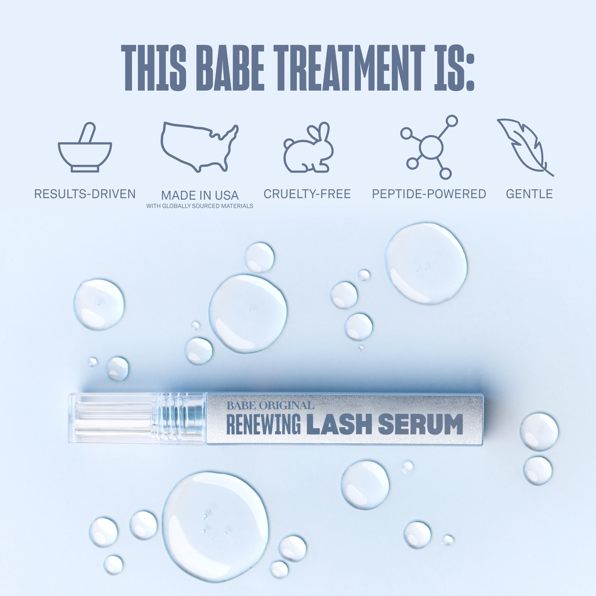 Formule douce Babe Original pour yeux sensibles avec extraits botaniques.