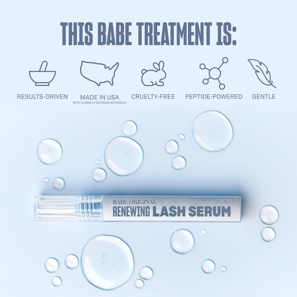 Formule douce Babe Original pour yeux sensibles avec extraits botaniques.