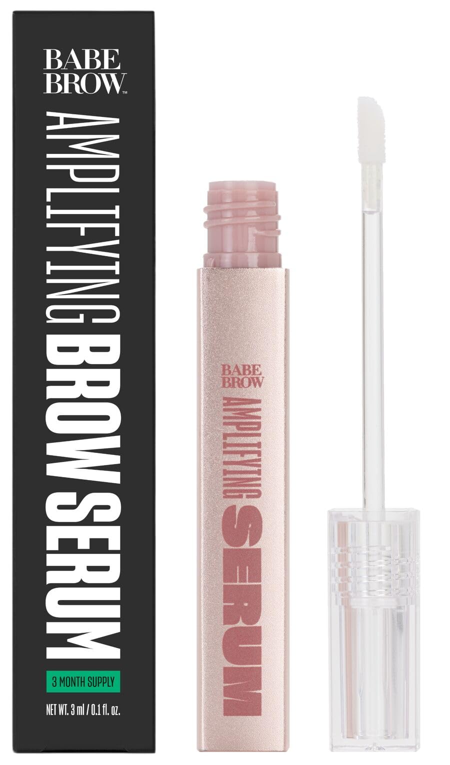 Babe Original Sérum sourcils – bouteille 3 mL prête à nourrir les poils.