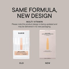 Boîte BABOR Multi Vitamin Ampoule – emballage élégant et pratique