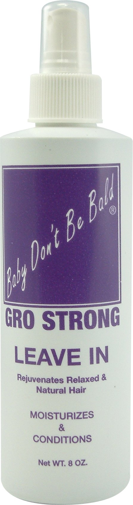 Baby Don't Bald Gro Strong sans rinçage pour cuir chevelu sensible et cheveux doux.