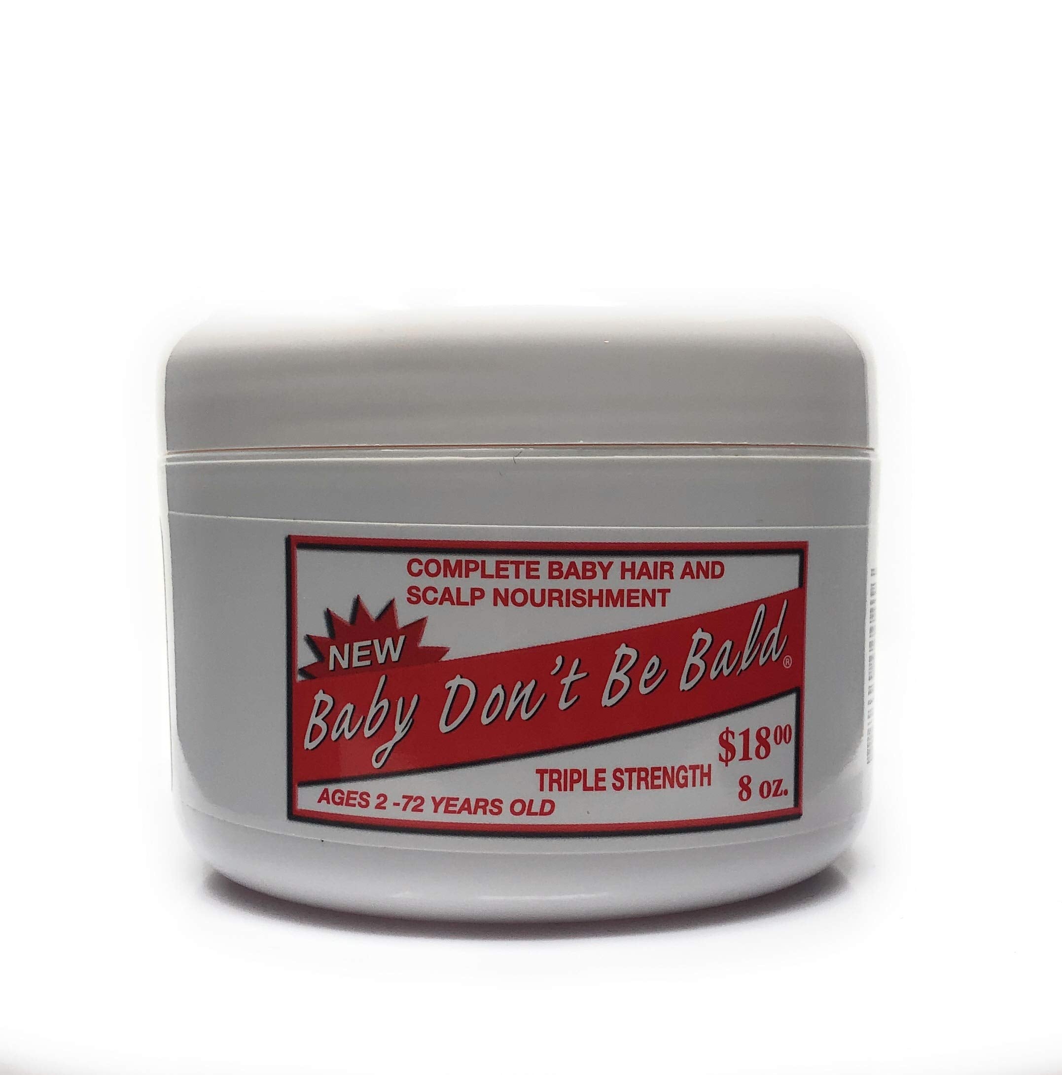 Baby Don't Bald bouteille: soin triple force pour cheveux plus forts et sains.