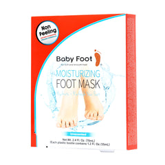 Masque hydratant Baby Foot pour pieds, douceur et hydratation immédiates.