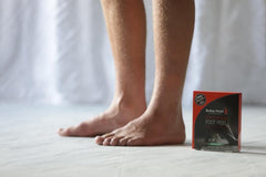 Le gel exfoliant menthe Baby Foot, texture fraîche et action exfoliante.