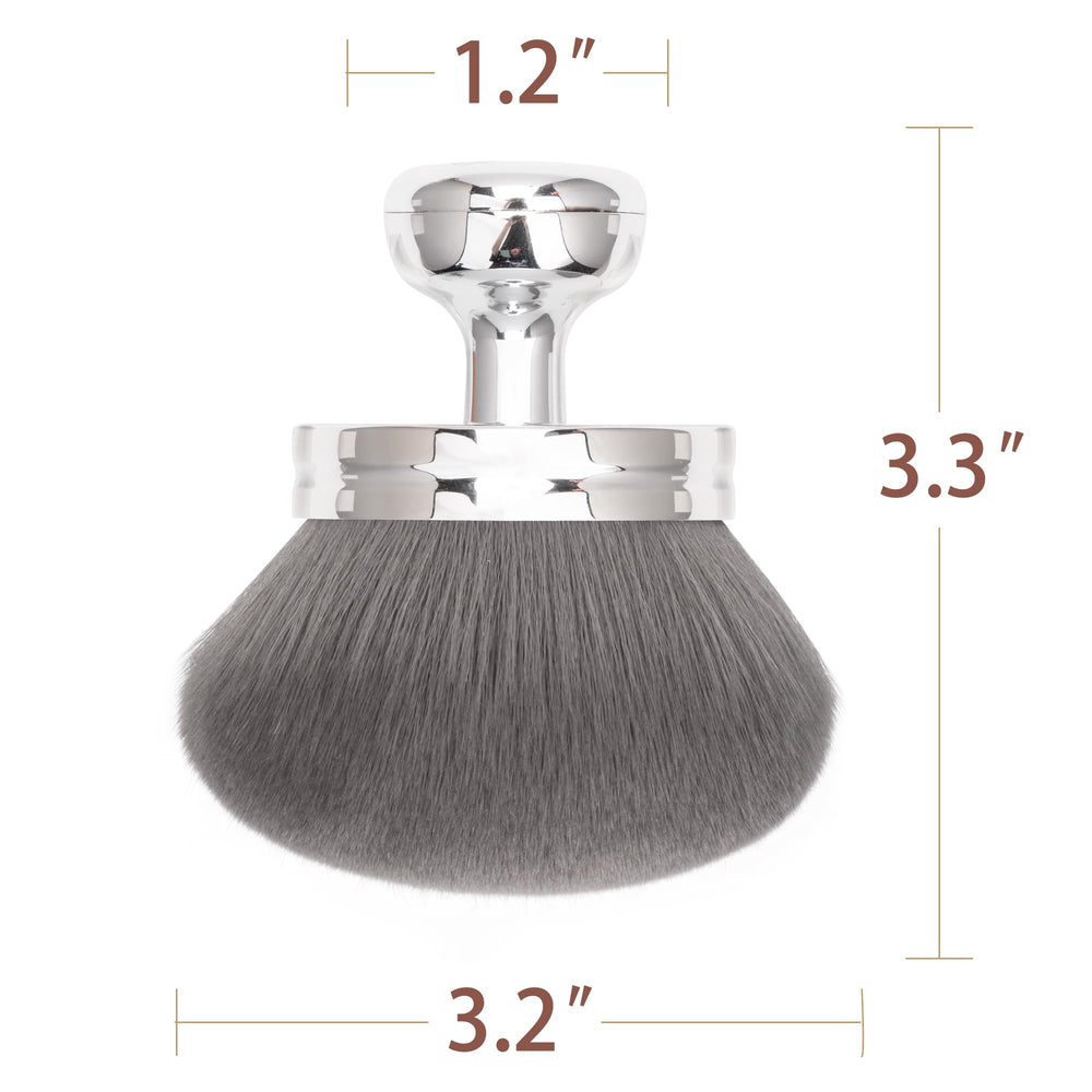 BABYSHEEP brosse kabuki – corps: mélange et lissage pour fini naturel.
