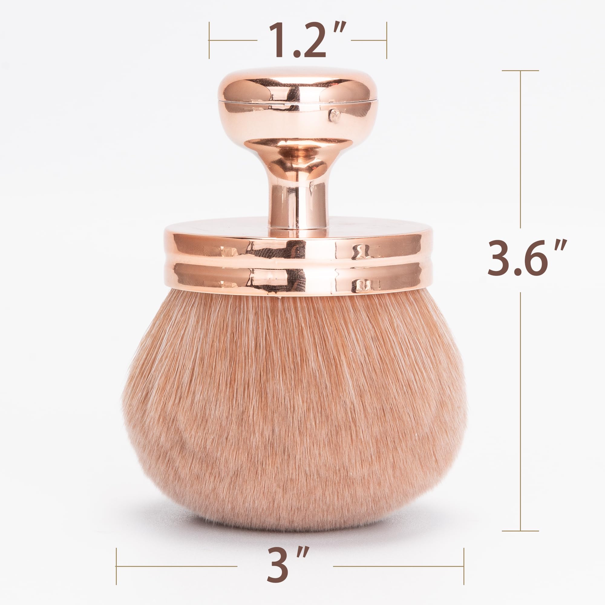 BABYSHEEP brosse Kabuki grand format pour couverture rapide du corps