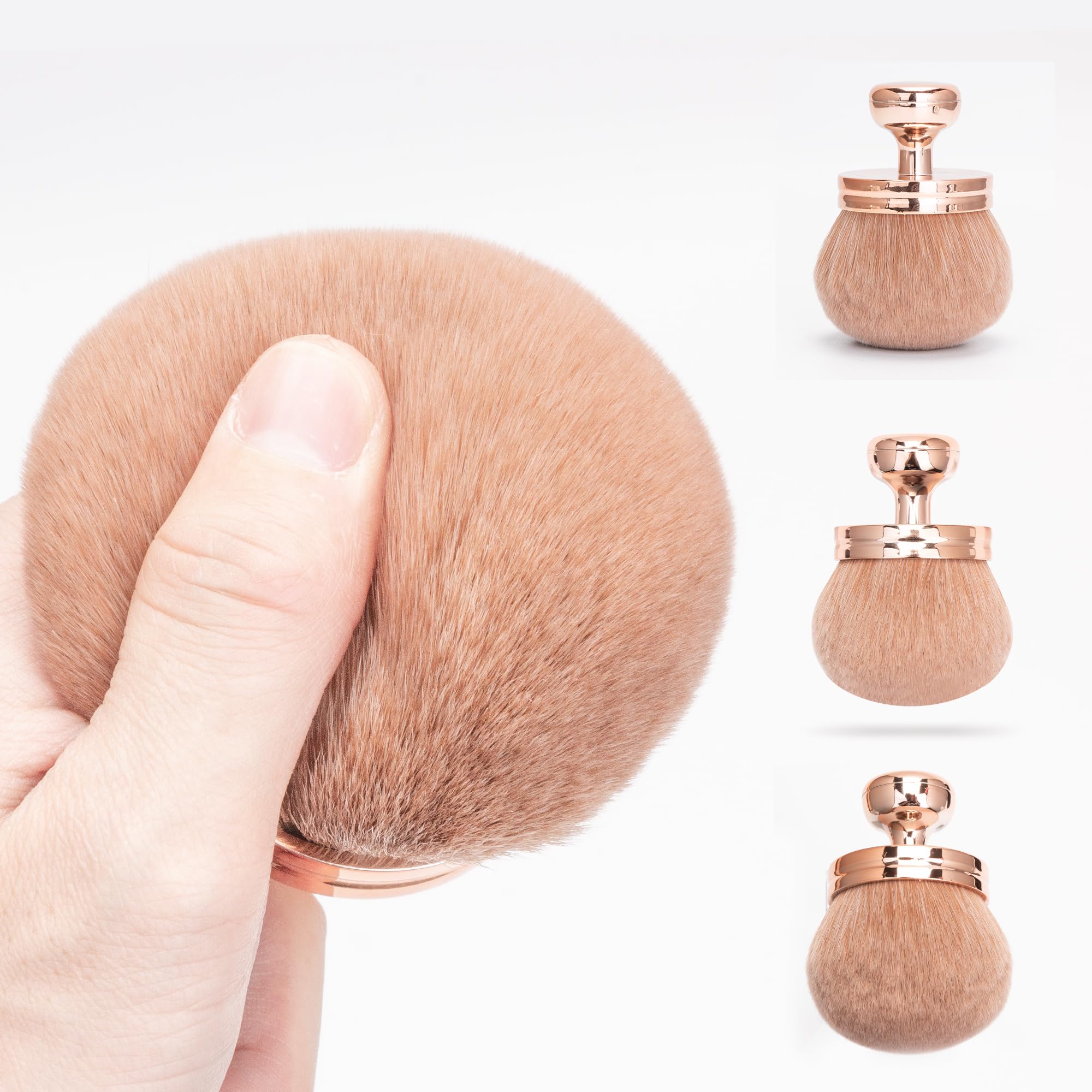 BABYSHEEP brosse Kabuki vegan douce adaptée peau sensible
