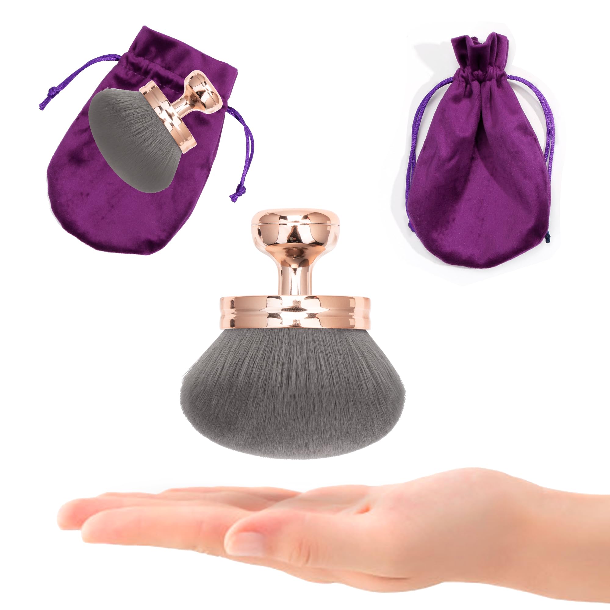 Pinceau teint corporel BABYSHEEP, idéal pour bronzer et maquillage du corps.