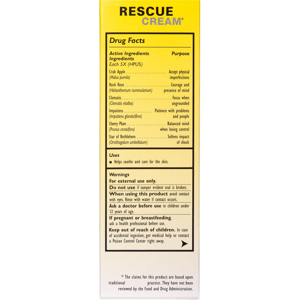 Bach RESCUE Crème corps-usage, hydrate et apaise les zones sèches.