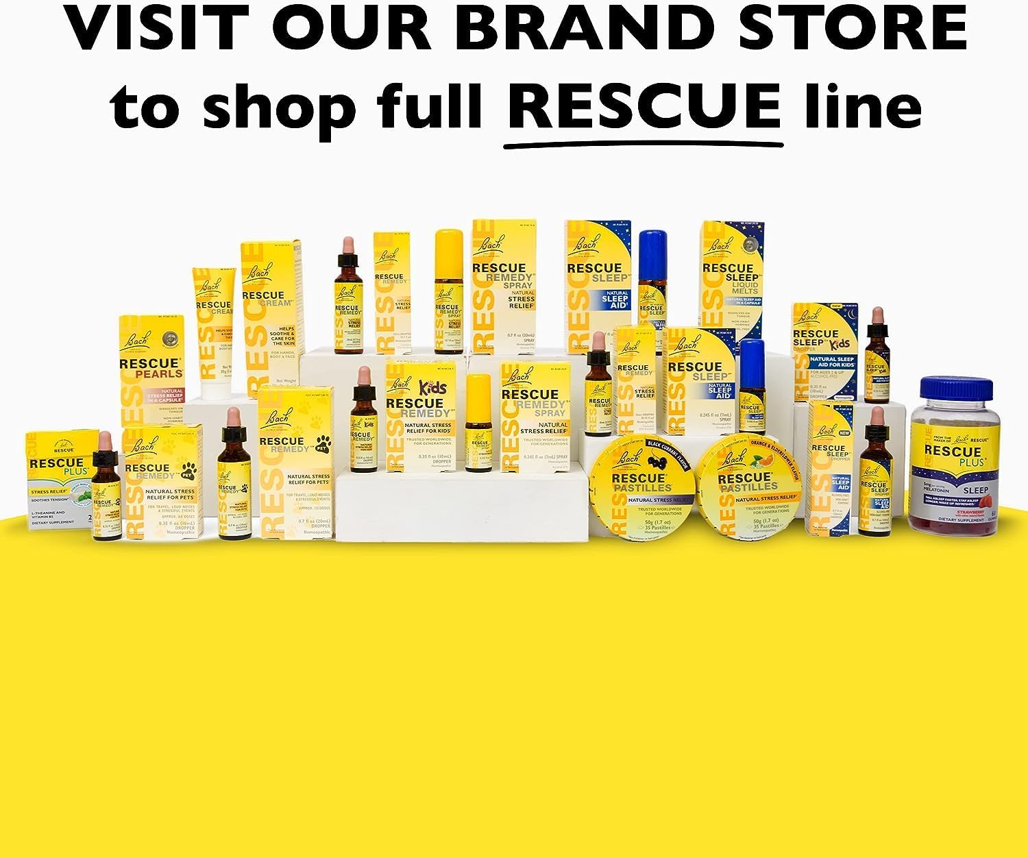 Bach RESCUE Crème et essences de fleurs, soin naturel multi-usages.