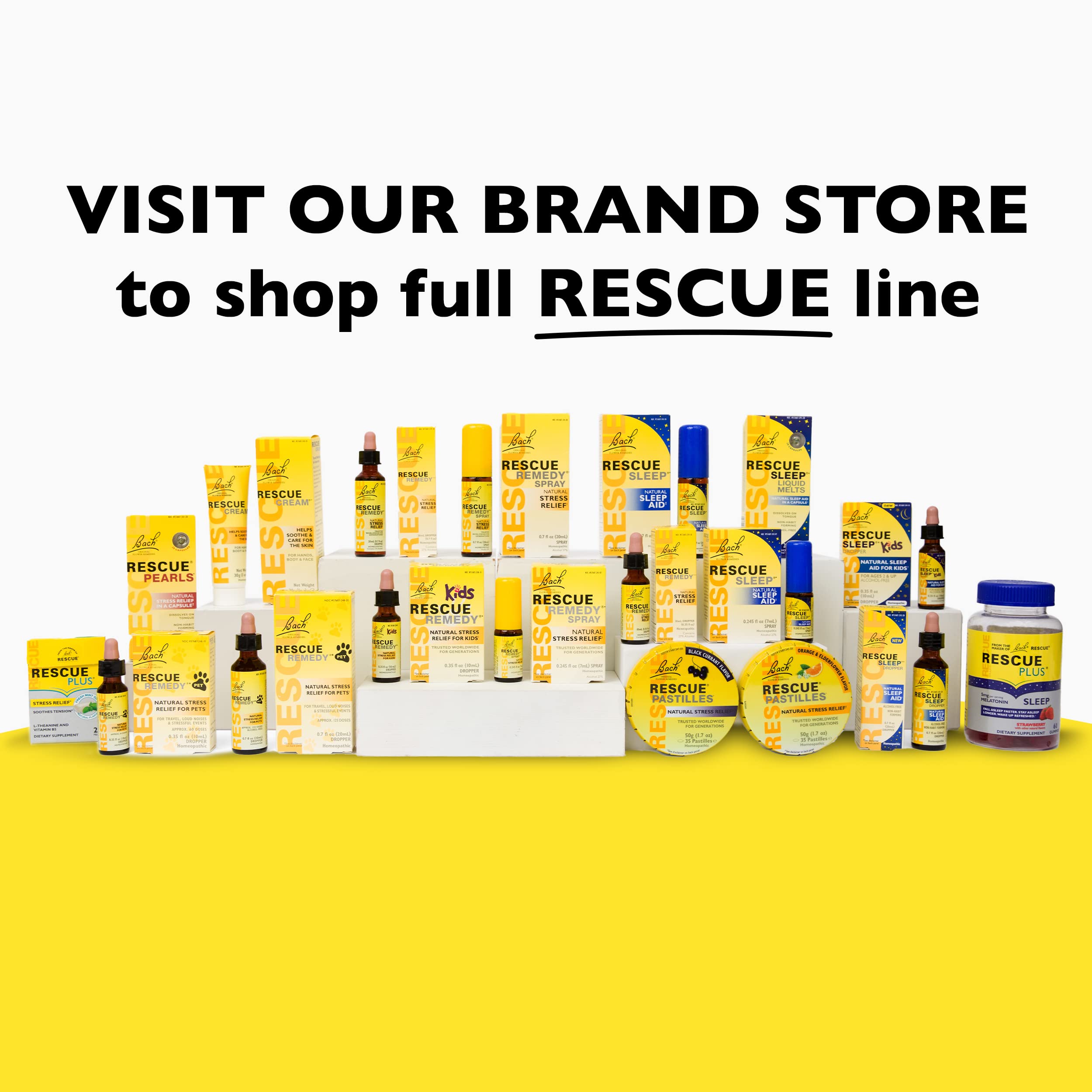 Bach RESCUE Crème sans parfum ni parabènes, formule légère.