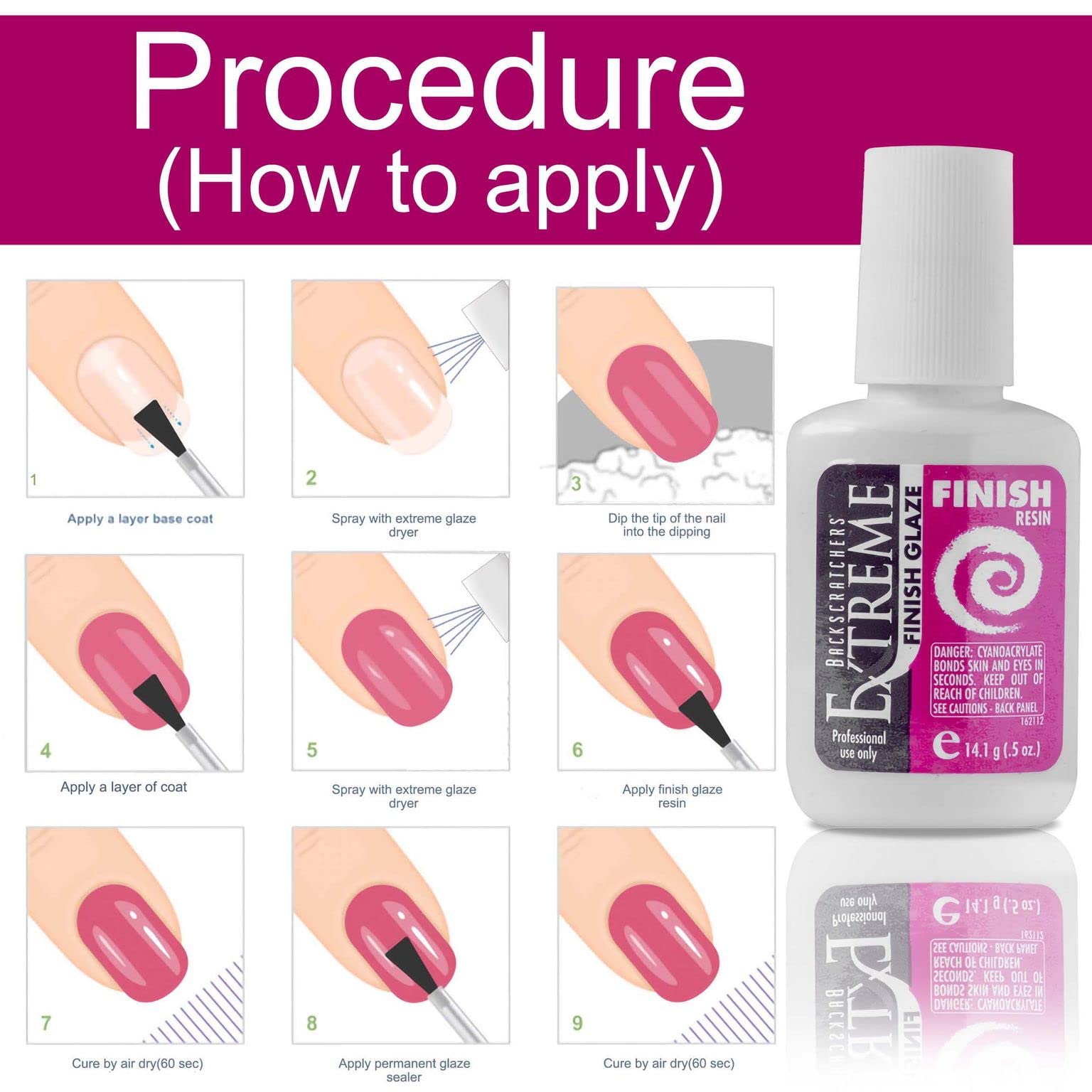 BackScratchers Extreme Glaze protection-ongles-naturels: préserve l'hydratation et la souplesse.