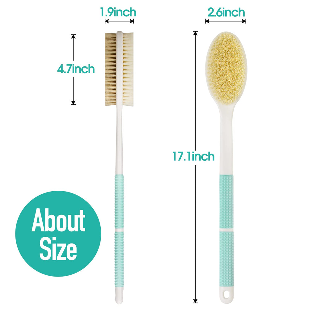 Backski brosse-dos brins doux nylon pour mousse abondante et soin délicat.