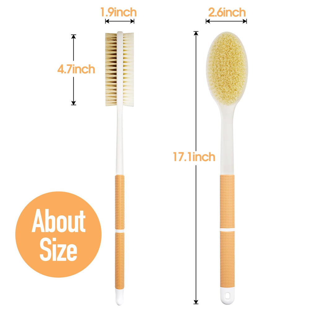 Backski brosse douce en nylon pour mousse et exfoliation légère.