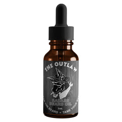 Huilе Badass Beard Care Outlaw, bouteille 1oz, utilisation quotidienne pour barbe plus saine.