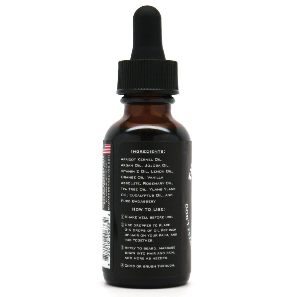 Emballage Badass Beard Care parfum The Ladies Man, soin premium