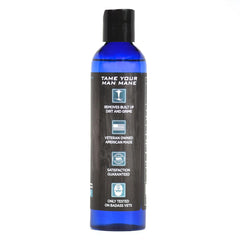 Badass Beard Care Shampoing barbe – étiquette naturelle et ingrédients visibles pour un soin naturel.