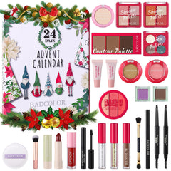 Calendrier Avent Maquillage BADCOLOR 2025, 24 jours, idéal pour planifier vos tenues.