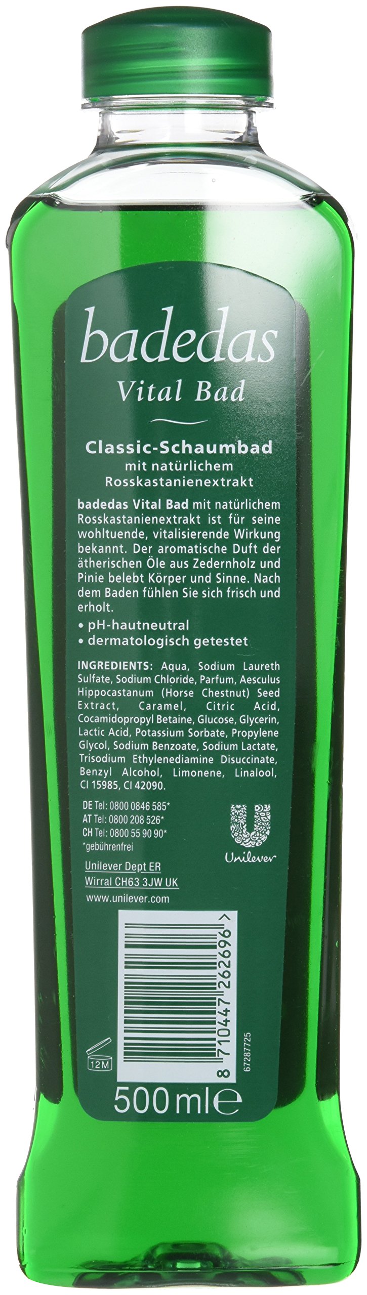 Badedas Vital Bad Classic – versement dans le bain, parfum boisé qui stimule les sens.
