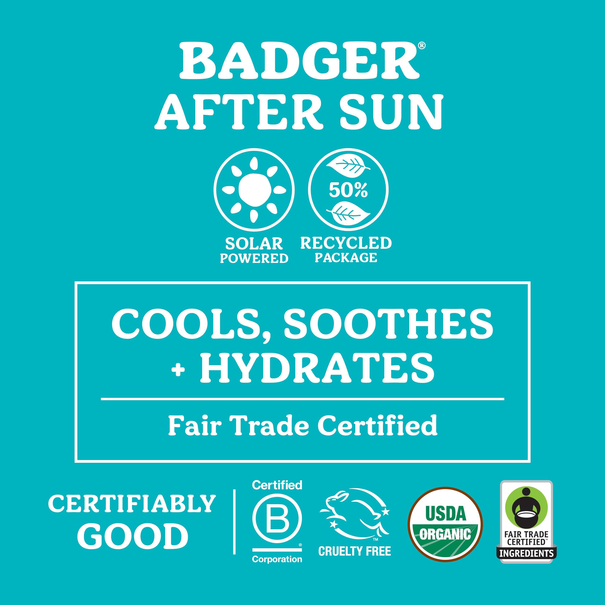 Utilisation après soleil ou hydratation corporelle tout au long de la journée