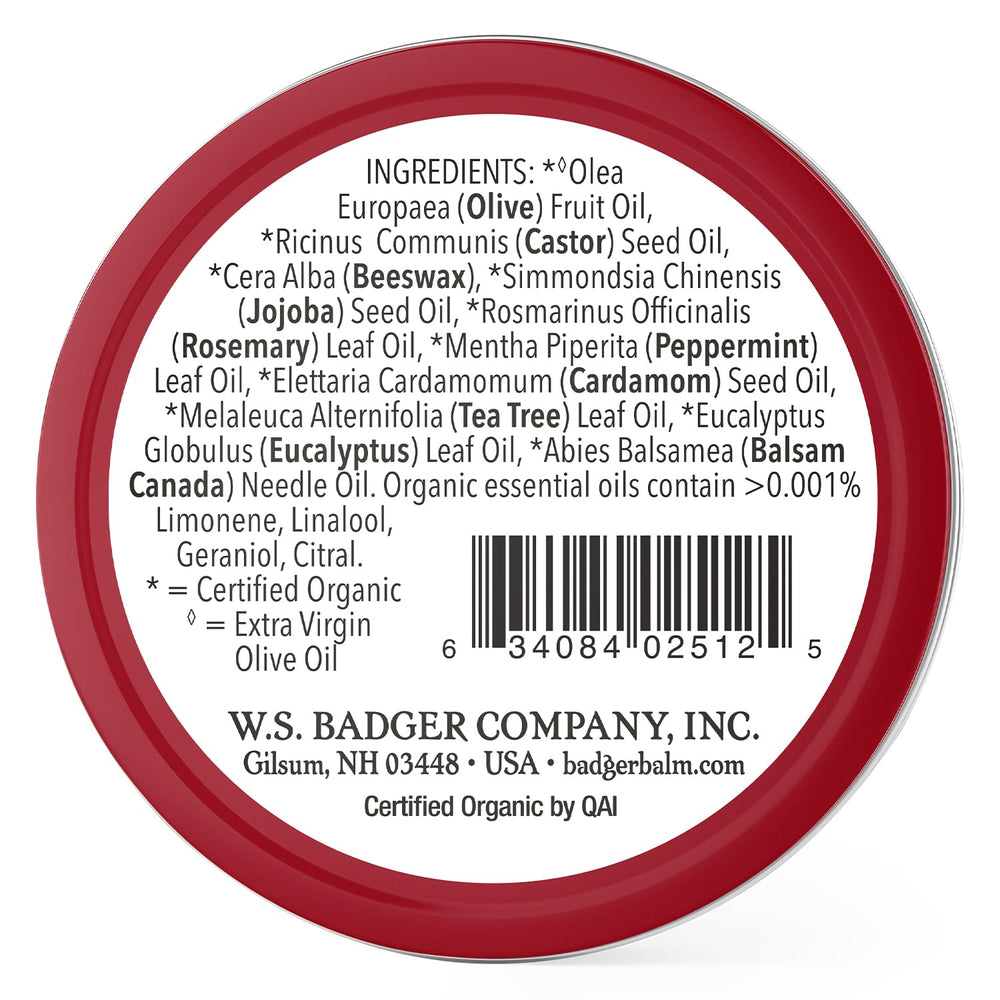 Badger creme-pieds bio 100% nourrit les pieds sans produits chimiques.