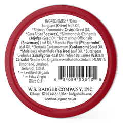 Badger creme-pieds bio 100% nourrit les pieds sans produits chimiques.
