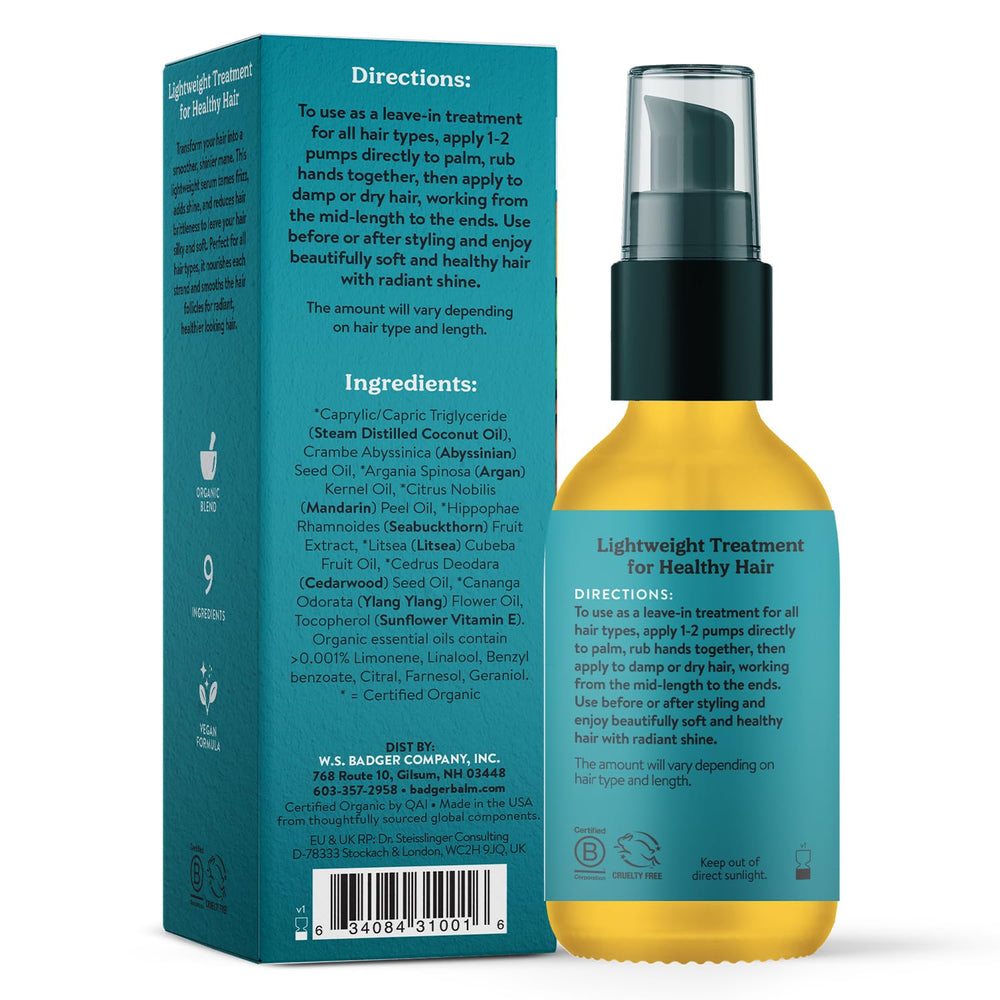 Mélange d'argan, jojoba et baobab pour nourrir et hydrater les cheveux