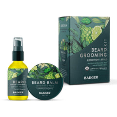 Badger huile barbe flacon: absorption rapide et non grasse.