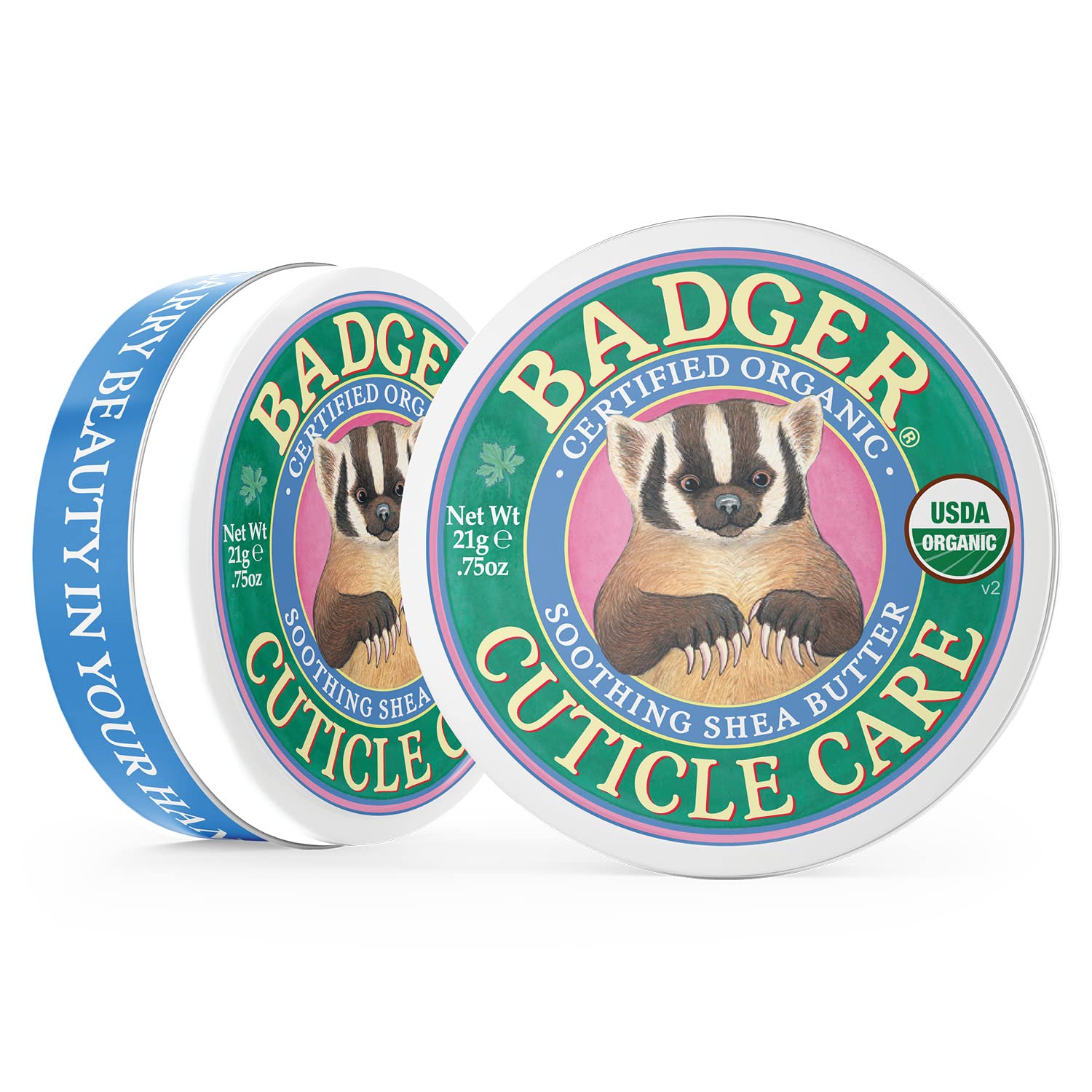 Badger Huiles naturelles: hydratation douce des cuticules