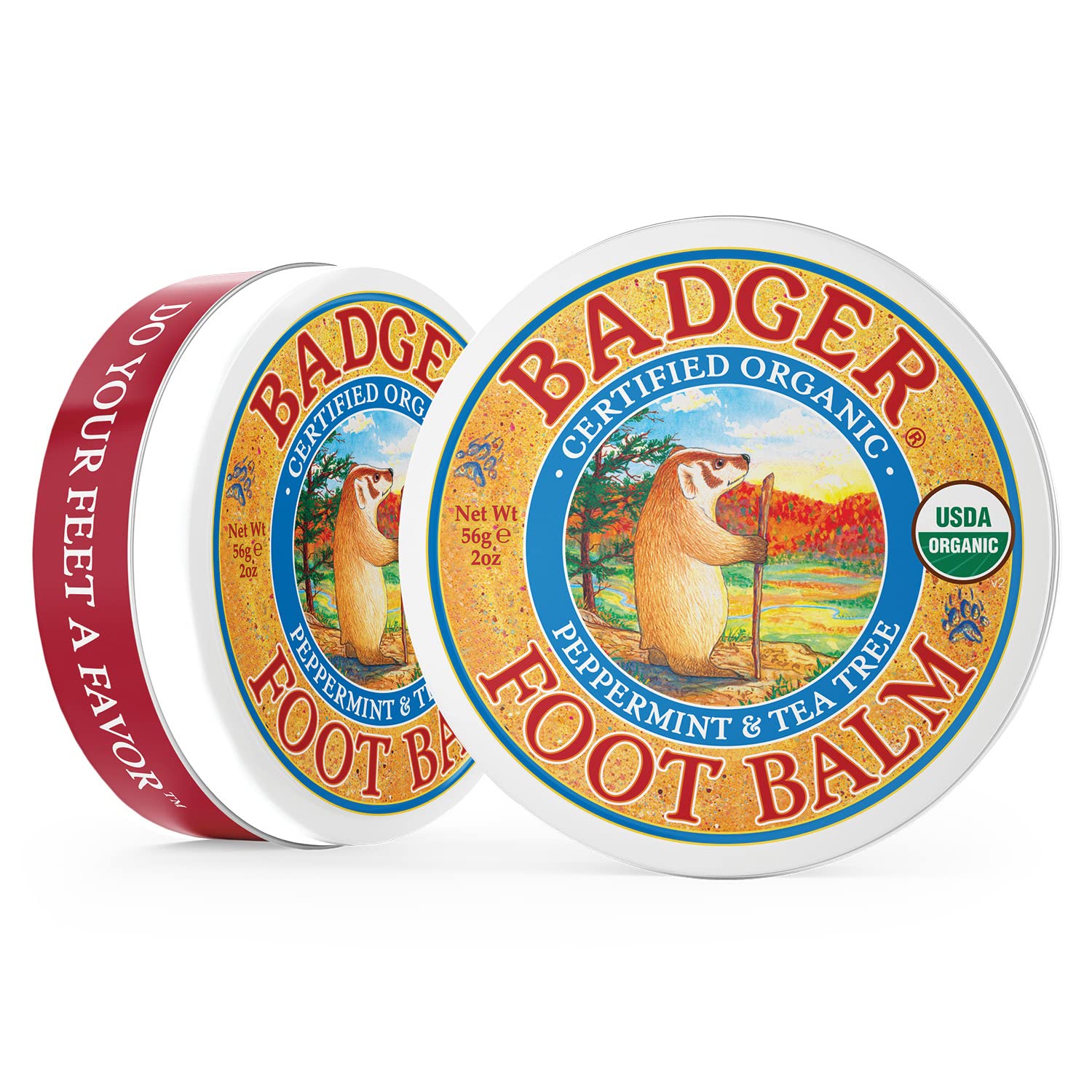 Baume Badger, ingrédients organiques: huile d'olive et jojoba, pour nourrir