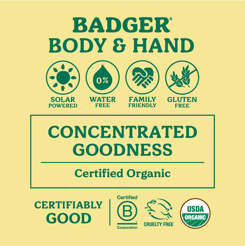 Baume Badger, parfum menthe et romarin, sensation rafraîchissante sur les pieds