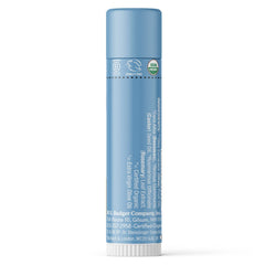 Badger unscented classic lip balm tube application close-up for smooth glide