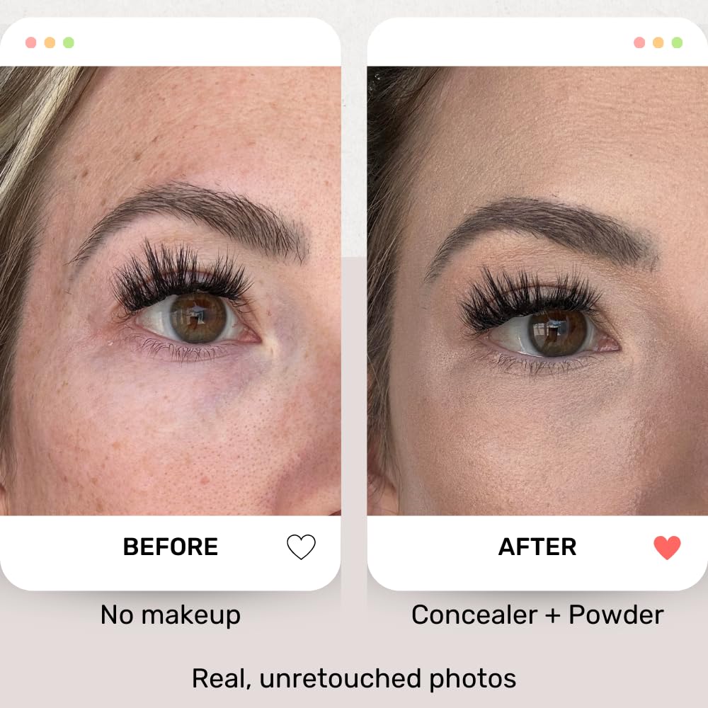 BaeBlu Concealer: application facile et echantillon pour tester la teinte.
